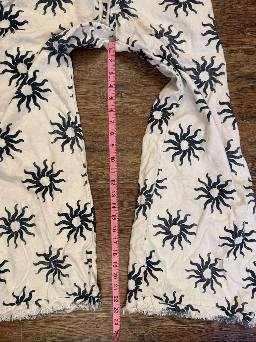 H&M Linen-Blend Drawstring Trousers Size XS